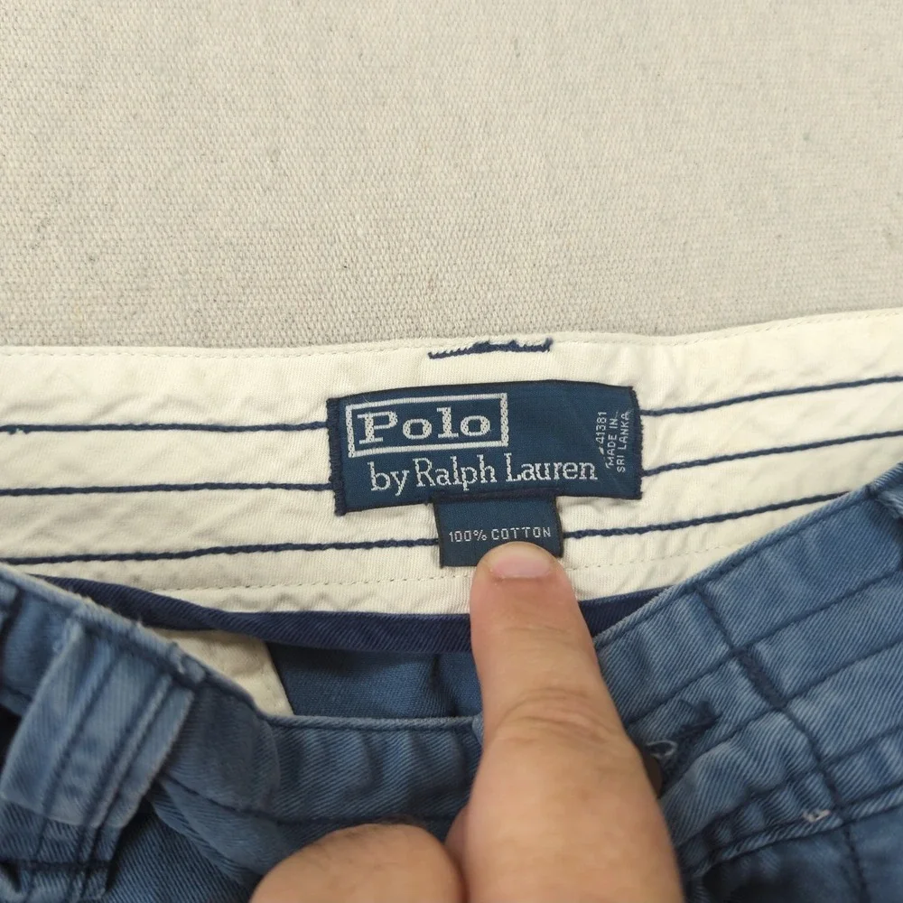 Polo Ralph Lauren Shorts Mens 33 Blue Cargo Gellar Fatigue Short